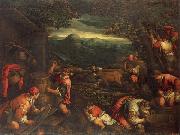 Francesco Bassano the younger Autumn oil painting artist